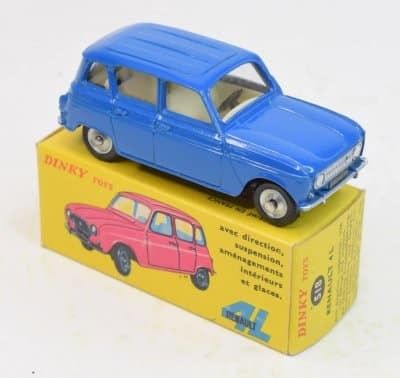 Renault 4L 1960 blå - skala 1:43