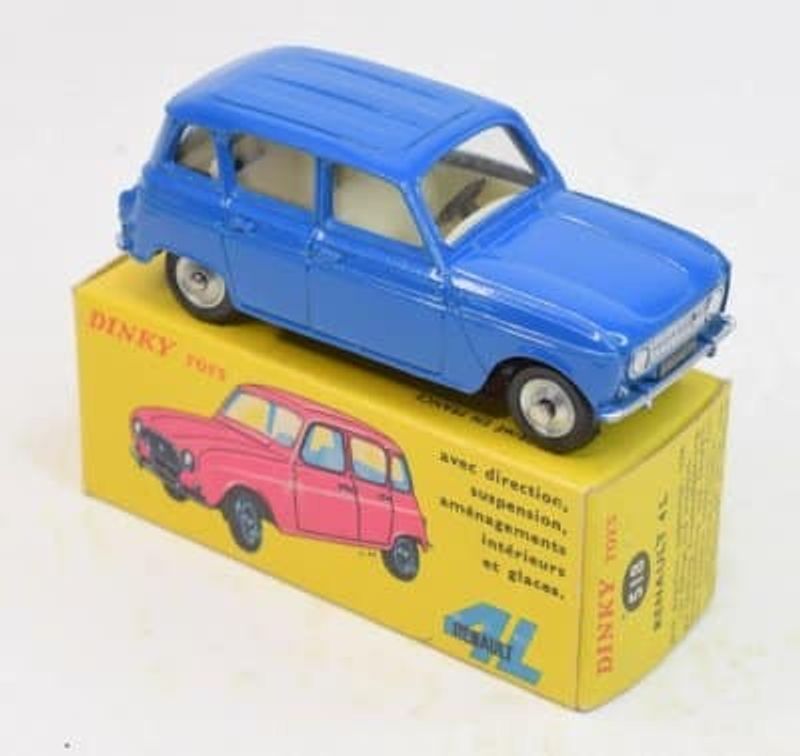 Renault 4L 1960 blå - skala 1:43
