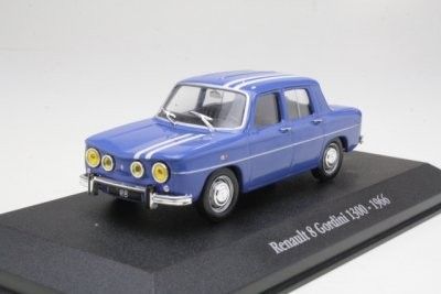 Renault 8 Gordini 1300 1966 blå - skala 1:43