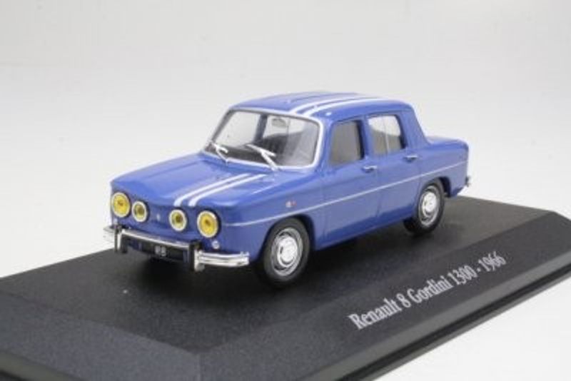 Renault 8 Gordini 1300 1966 blå - skala 1:43