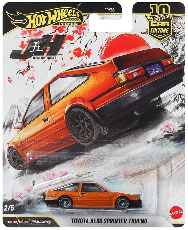 Toyota Celica AE86 Sprinter Trueno – Hot Wheels Car Culture 1:64