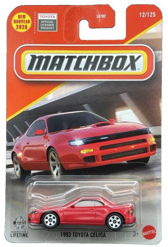 Toyota Celica 1993 röd - Matchbox 1:64