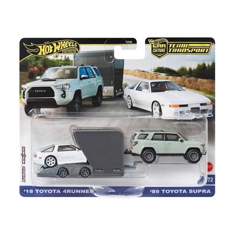 Toyota Supra 1989 & Toyota 4Runner 2018 - Hot Wheels 1:64
