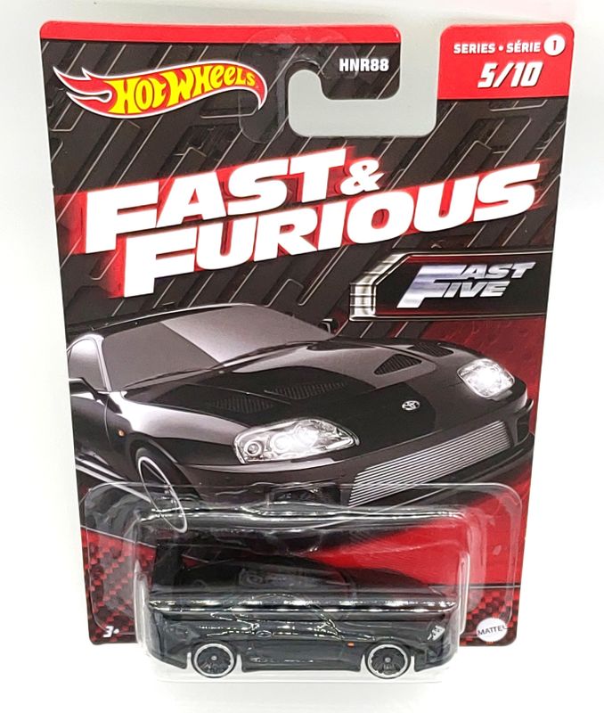 Toyota Supra svart F&F - Hot Wheels 1:64