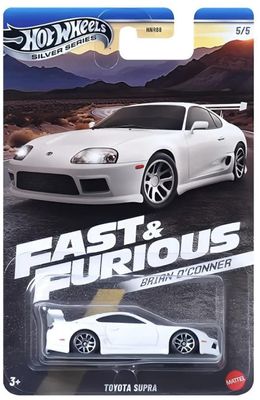 Toyota Supra vit Fast & Furious - Hot Wheels 1:64