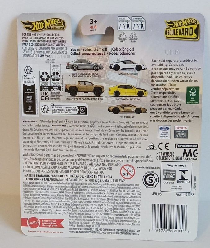 Toyota Tacoma TRD PRO 2024 - Hot Wheels Boulevard 1:64