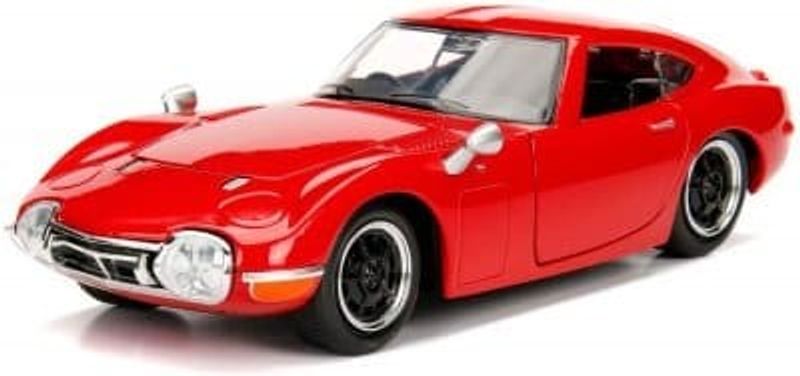 Toyota 2000GT 1967 röd - skala 1:24