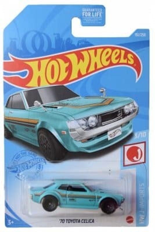 Toyota Celica 1970 cyan - Hot Wheels 1:64