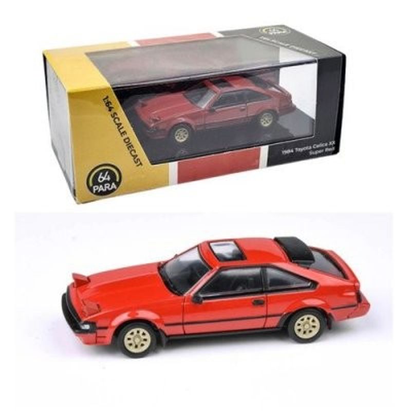 Toyota Celica A60 1984 röd - skala 1:64
