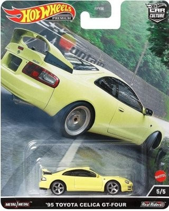 Toyota Celica GT-Four 1995 gul - Hot Wheels Car Culture 1:64