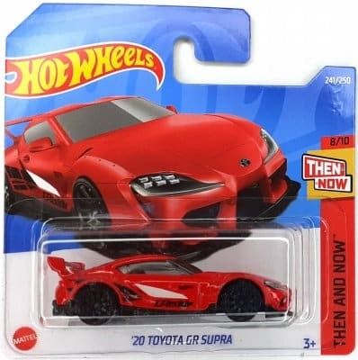 Toyota GR Supra 2020 röd - Hot Wheels 1:64.