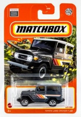 Toyota Land Cruiser FJ40 grå - Matchbox 1:64