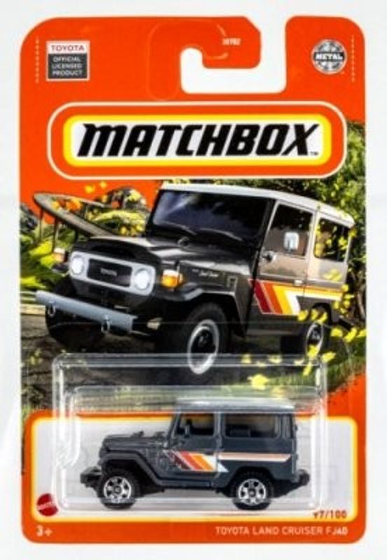 Toyota Land Cruiser FJ40 grå - Matchbox 1:64