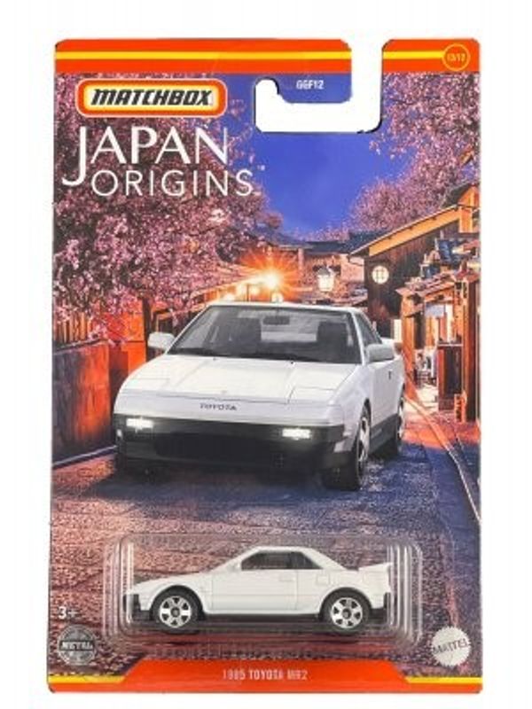 Toyota MR2 1985 vit, lights up - Matchbox 1:64
