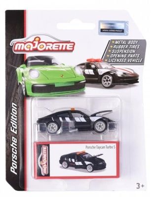 Porsche Taycan Turbo S Polis - Majorette 7,5 cm
