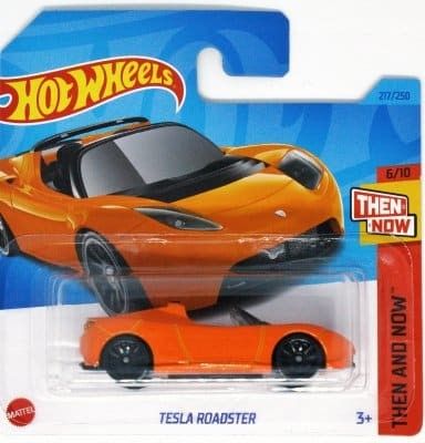 Tesla Roadster Cab orange - Hot Wheels 1:64