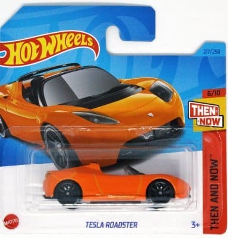 Tesla Roadster Cab orange - Hot Wheels 1:64