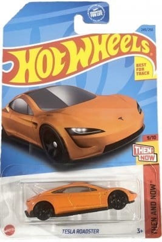 Tesla Roadster orange - Hot Wheels 1:64