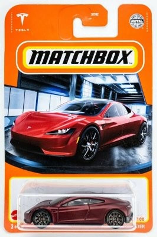 Tesla Roadster röd - Matchbox 1:64