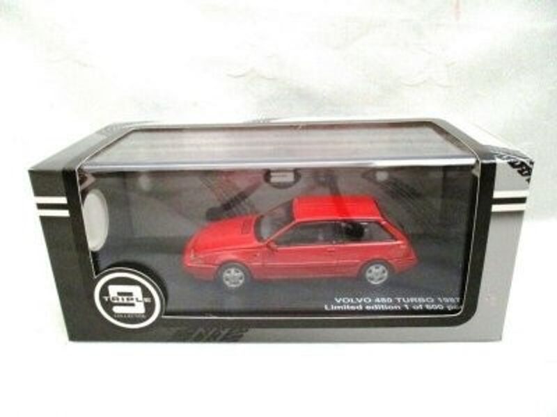 Volvo 480 Turbo 1987 röd - skala 1:43