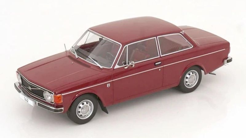 Volvo 142 1973 röd - skala 1:18