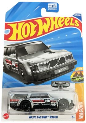 Volvo 240 Drift Wagon silver Zamac - Hot Wheels 1:64