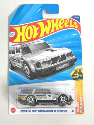 Volvo 240 Drift Wagon silver - Hot Wheels 1:64