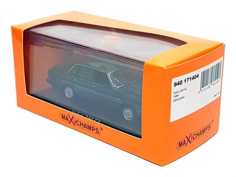 Volvo 240 GL 1986 grön - skala 1:43