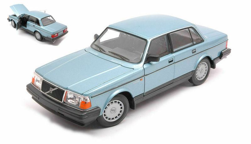 Volvo 240 GL blå - skala 1:24