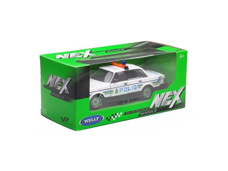 Volvo 240 GL Polis Sverige - skala 1:24