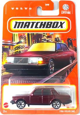 Volvo 240 1986 röd - Matchbox 1:64