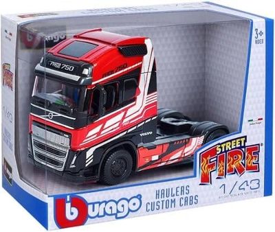 Volvo FH16 Globetrotter 750XXL röd - skala 1:43
