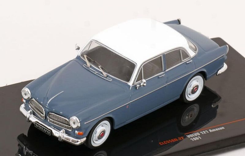 Volvo Amazon 121 1966 blå/vit - skala 1:43