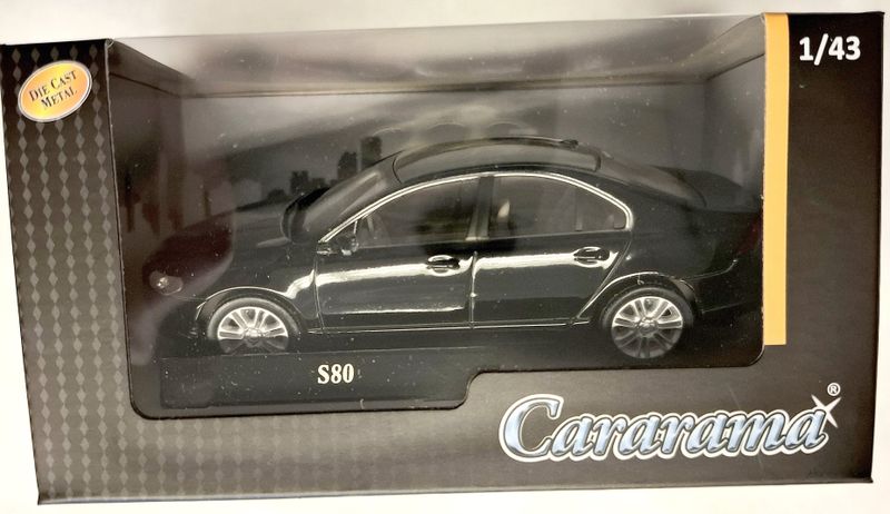 Volvo S80 2006 svart- skala 1:43