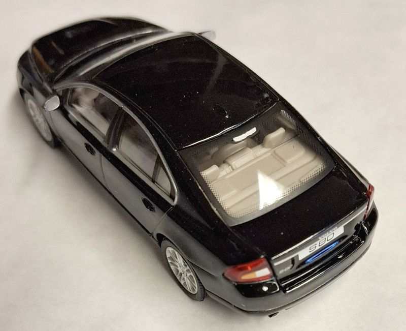 Volvo S80 2006 svart- skala 1:43