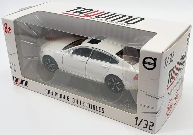 Volvo S90 vit - skala 1:32