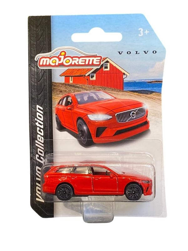 Volvo V90 röd - Majorette 7,5 cm