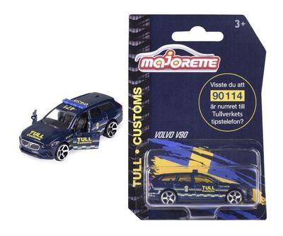 Volvo V90 svenska tullen - Majorette 7,5 cm