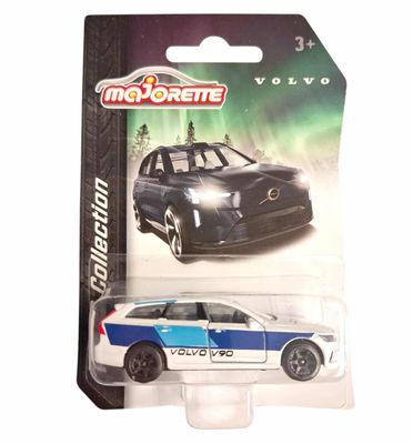 Volvo V90 vit- Majorette 7,5 cm (v2)