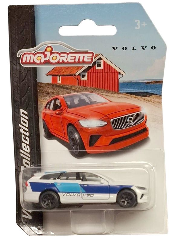 Volvo V90 vit- Majorette 7,5 cm
