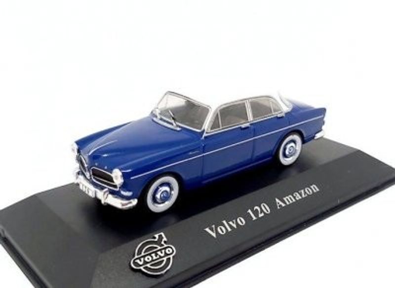 Volvo 120 Amazon 1956 blå - skala 1:43