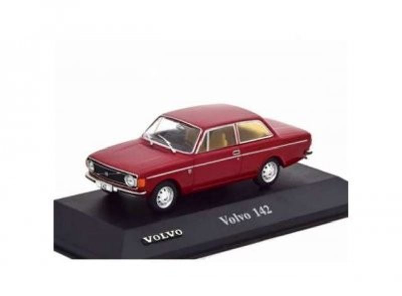 Volvo 142 1973 röd - skala 1:43