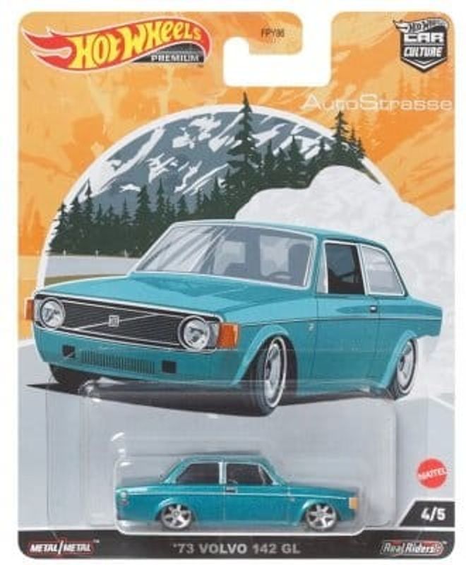 Volvo 142 GL 1973 blå/grön - Hot Wheels Car Culture 1:64