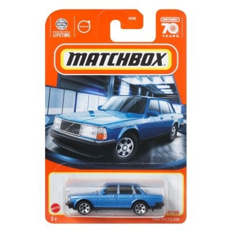 Volvo 240 1986 blå - Matchbox 1:64