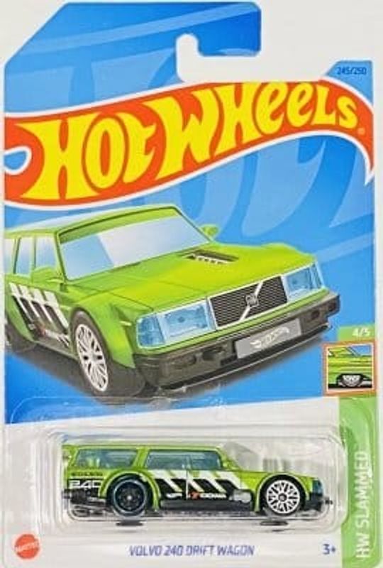 Volvo 240 Drift Wagon grön - Hot Wheels 1:64