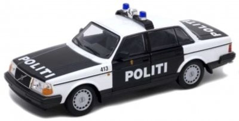 Volvo 240 GL Polis Norge - skala 1:24