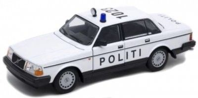 Volvo 240 GL Polis Danmark - skala 1:24