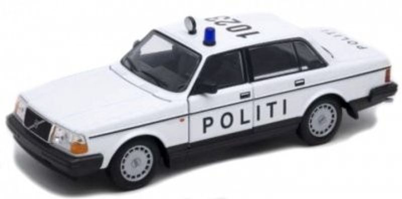 Volvo 240 GL Polis Danmark - skala 1:24