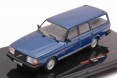 Volvo 240 Polar 1988 met. blå - skala 1:43