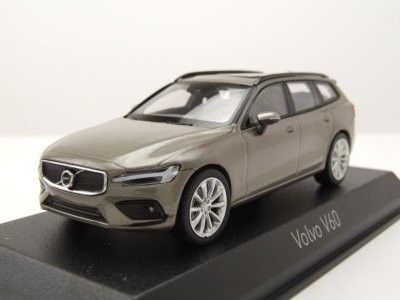 Volvo V60 2018 Pebble grå - skala 1:43
